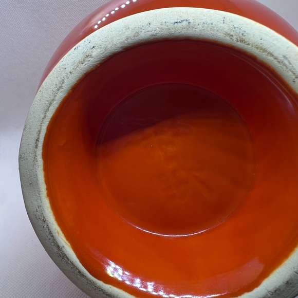 Vintage radioactive red Fiestaware Carafe 1940s rare piece no cork lid - Picture 3 of 4